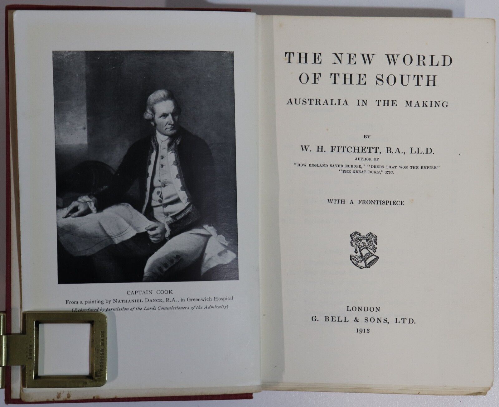 The New World Of The South by W.H. Fitchett - 1913 - Australian History Book