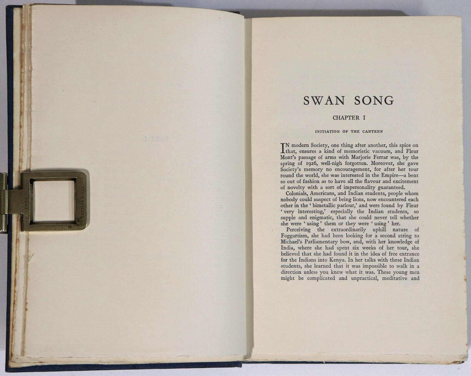 Swan Song by John Galsworthy - 1928 - Ltd Ed. Signed by Author Book