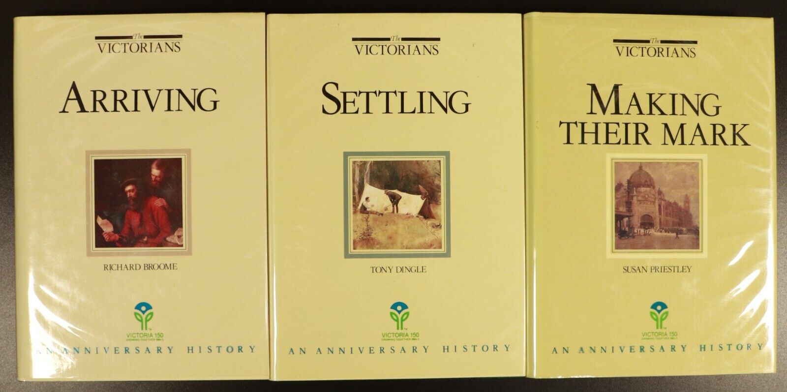 1984 3vol The Victorians Arriving Settling Making Their Mark Australian Book Set - 0