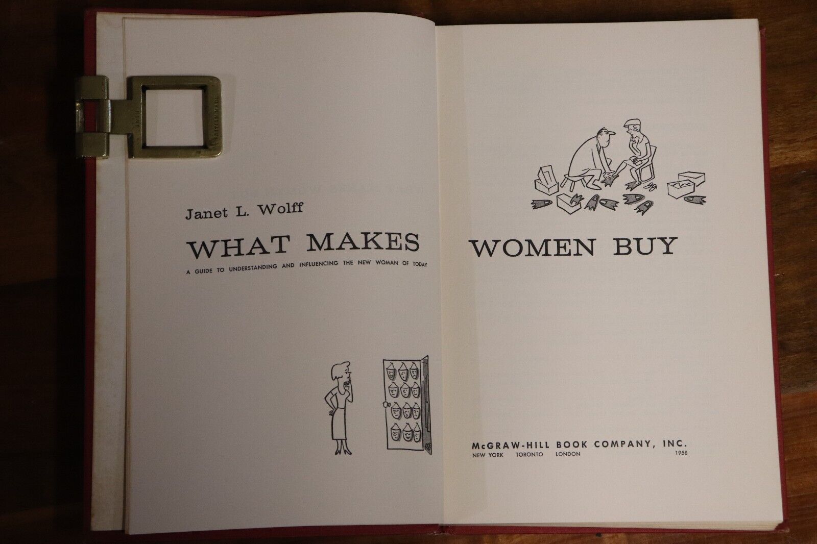 What Makes Women Buy by JL Wolff - 1958 - Vintage Marketing & Advertising Book - 0