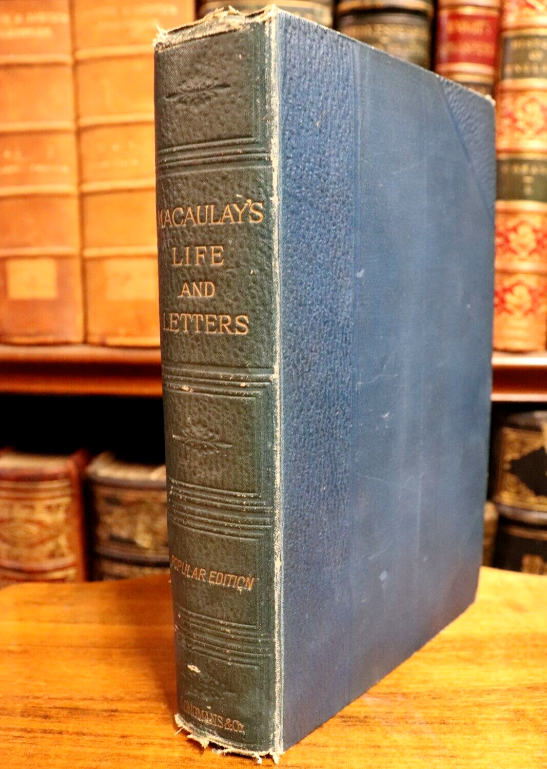 1890 The Life & Letters Of Lord Macaulay Antique British History Book