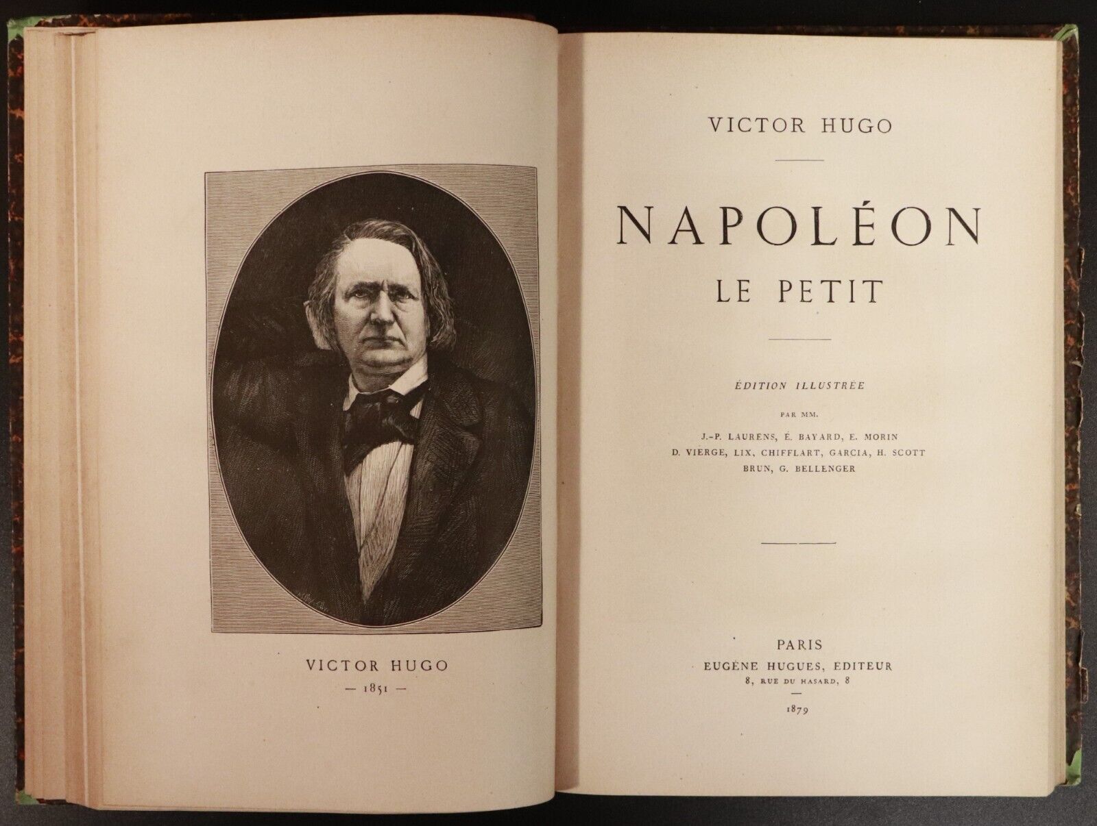 c1879 5vol Diverses Oeuvres De Victor Hugo Antiquarian Books Fine Binding