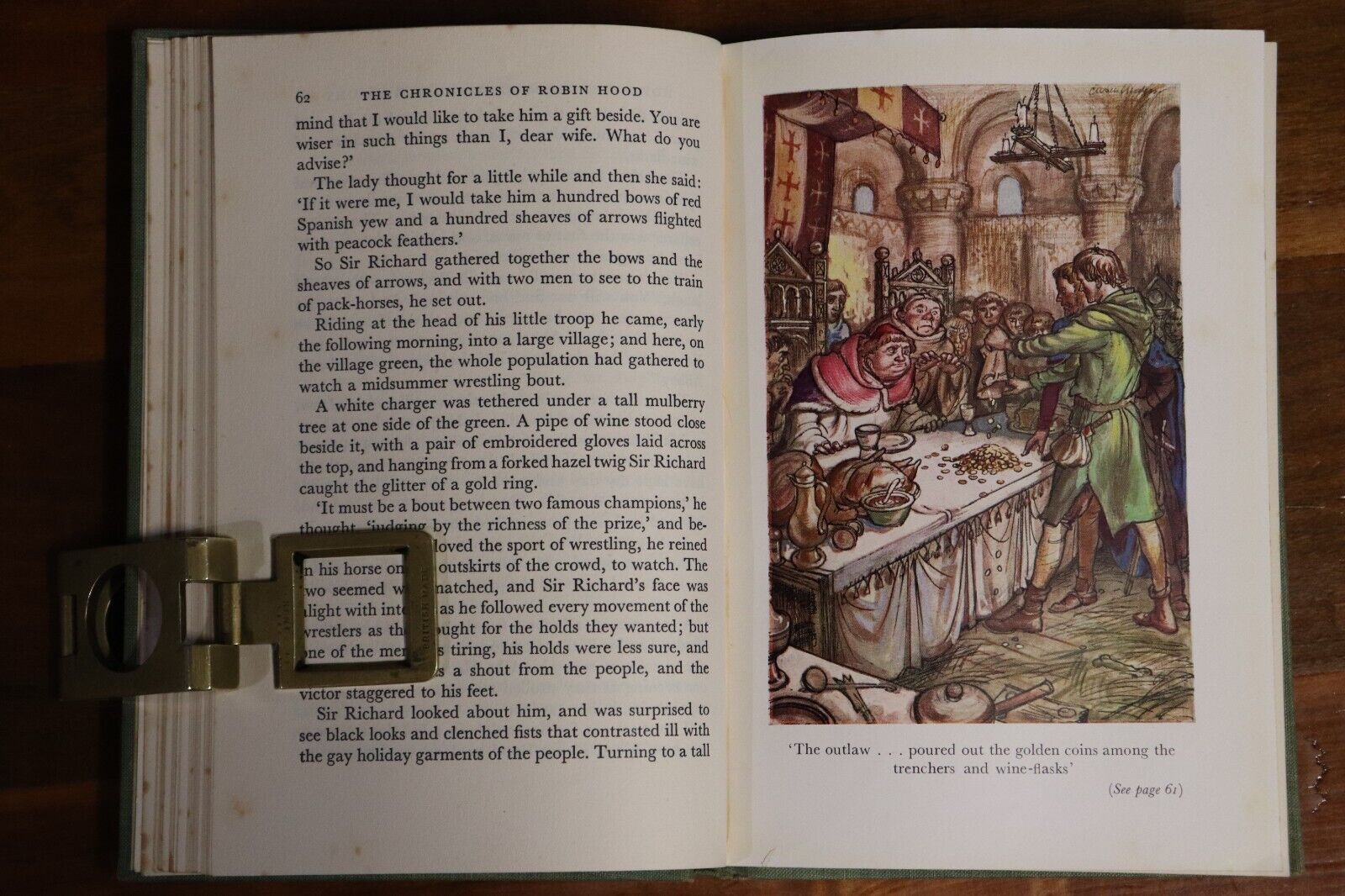 1950 The Chronicles Of Robin Hood Vintage Classic Literature Book