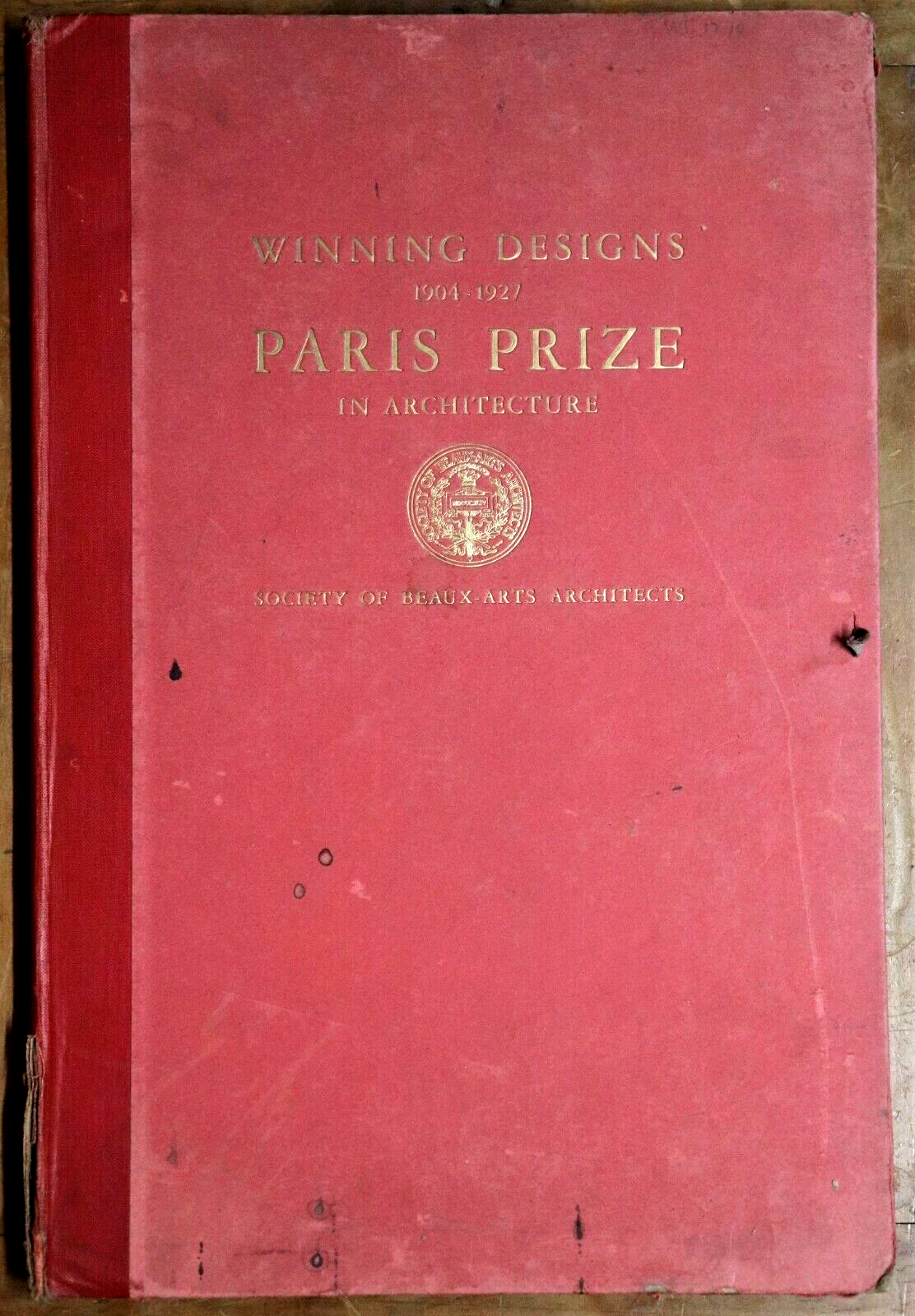 Winning Designs 1904-1927 Paris Prize In Architecture - Rare Antique Book