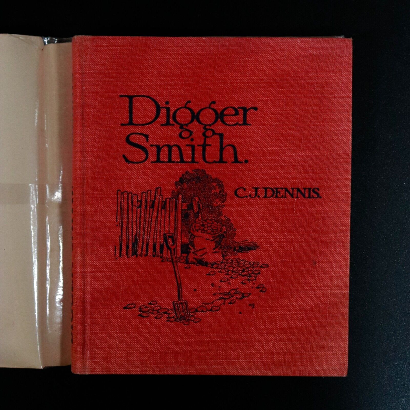 Digger Smith by CJ Dennis - 1918 - 1st Edition w/DJ Australian Literature Book