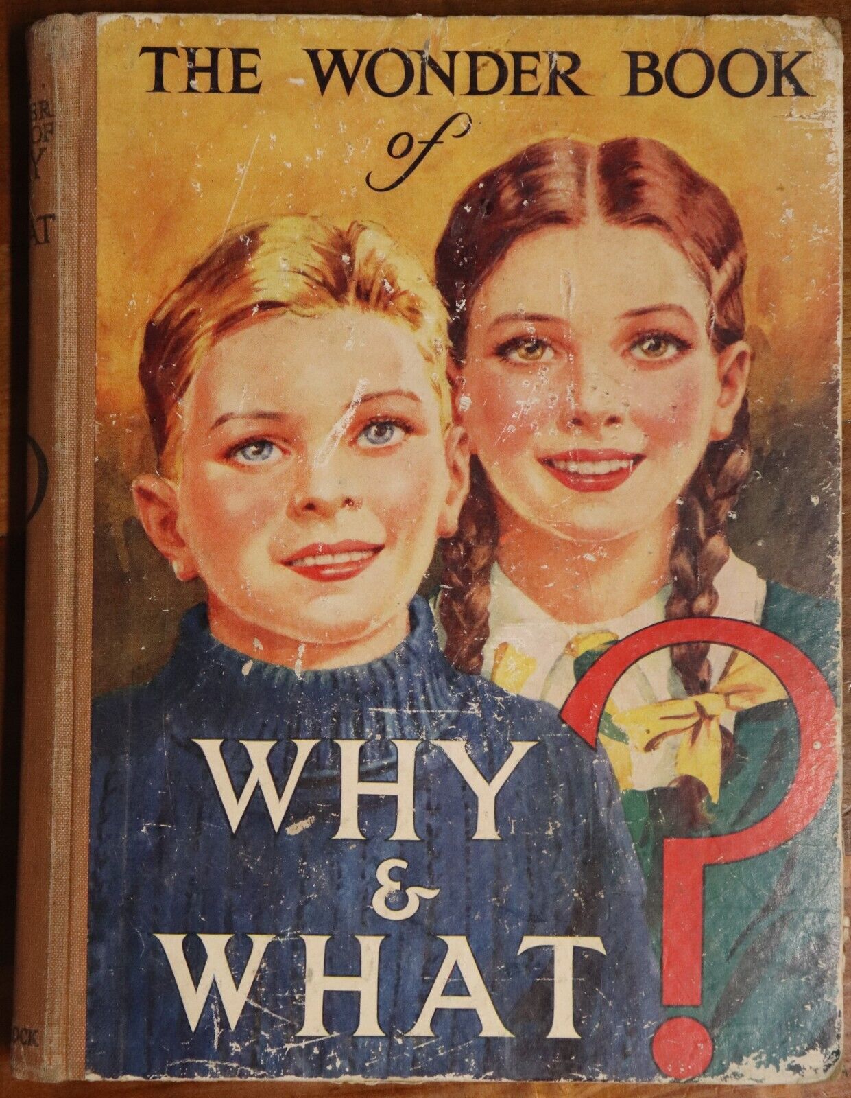 The Wonder Book Of Why & What - c1949 - Antique Childrens Book