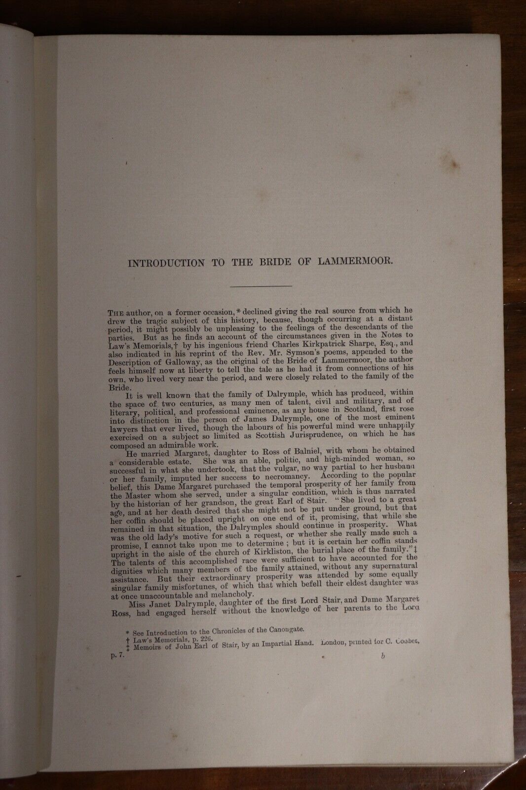 The Bride Of Lammermoor by Sir Walter Scott - c1890 - Antique Literature Book