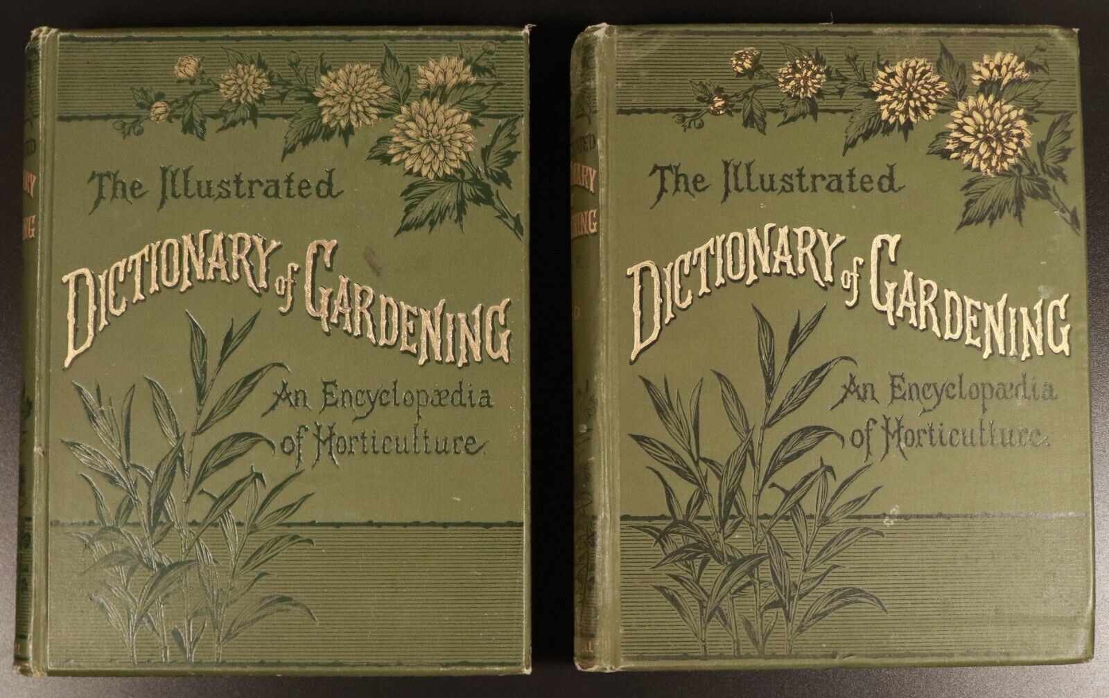 1888 4vol Illustrated Dictionary Of Gardening Antiquarian Gardening Book Set