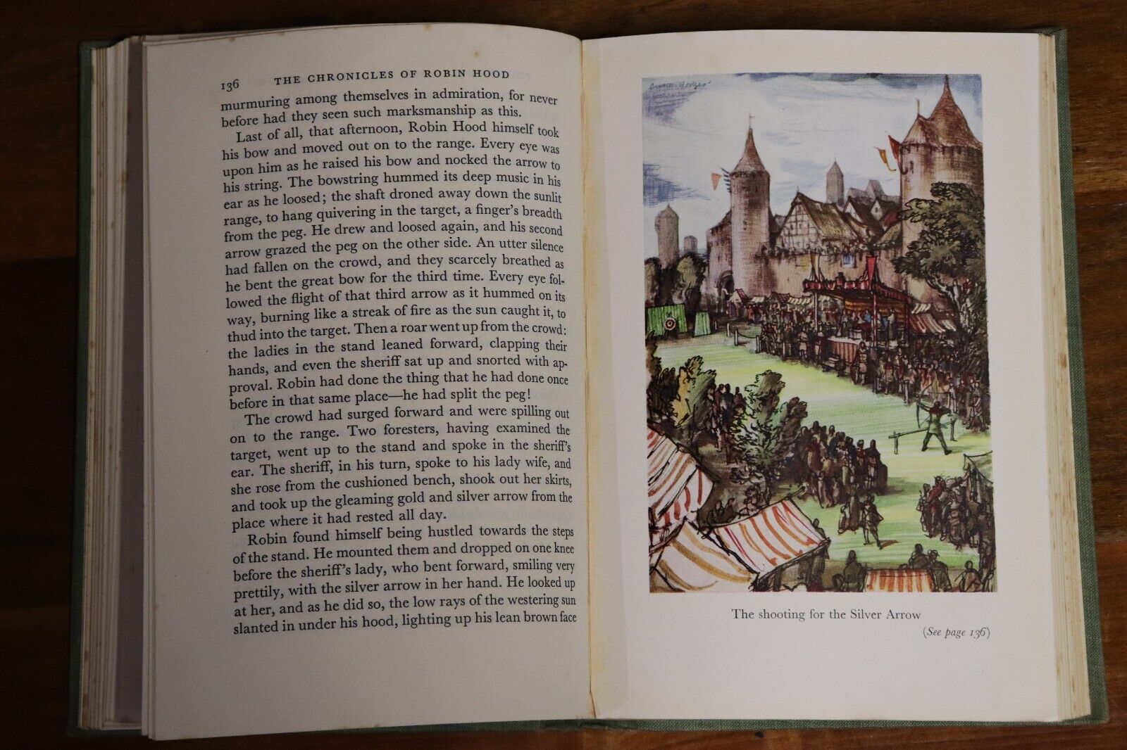 1950 The Chronicles Of Robin Hood Vintage Classic Literature Book