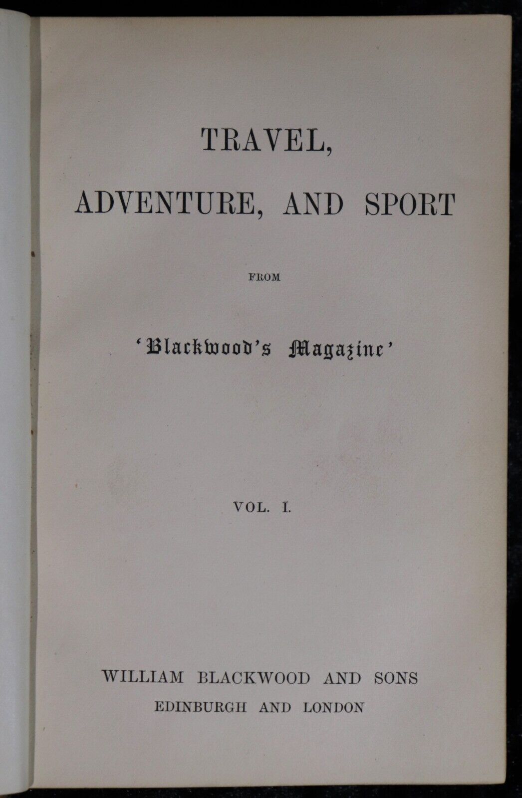 Travel, Adventure & Sport - c1880 - 6 Vols. Antiquarian Travel & Sport Books