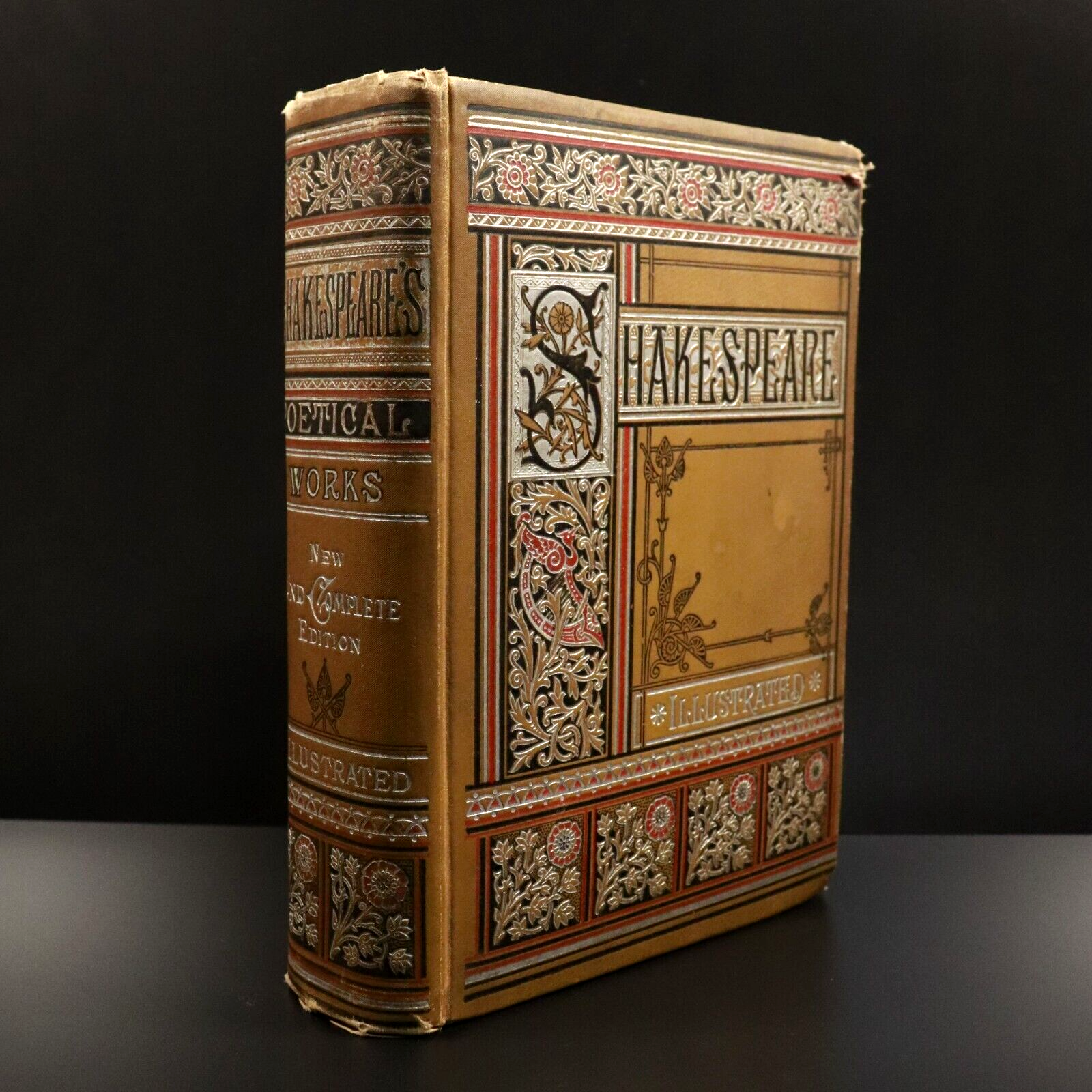 c1895 The Complete Works Of William Shakespeare Antique Literature Book
