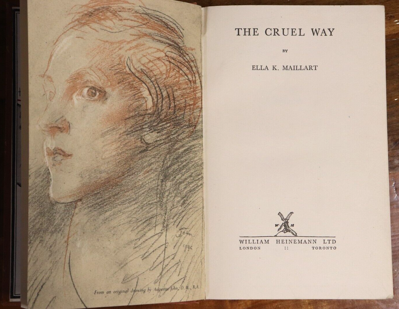 1947 The Cruel Way by Ella K. Maillart 1st Edition Antique Travel Book - 0