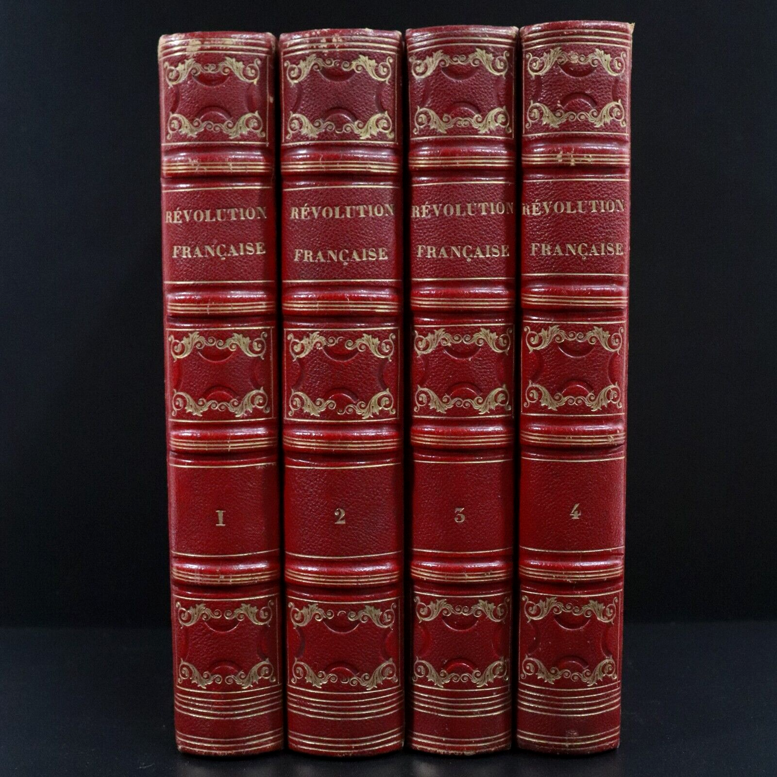 1844 4vol Histoire De La Revolution Francaise by M.A. Thiers Antiquarian Books