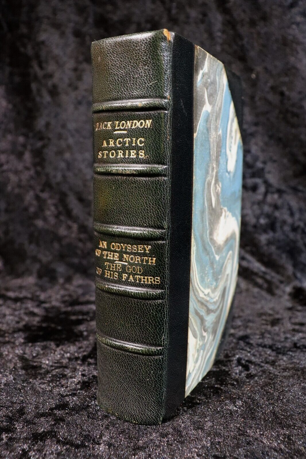 Odyssey Of The North & God Of Fathers Jack London - c1917 - Antique Fiction Book