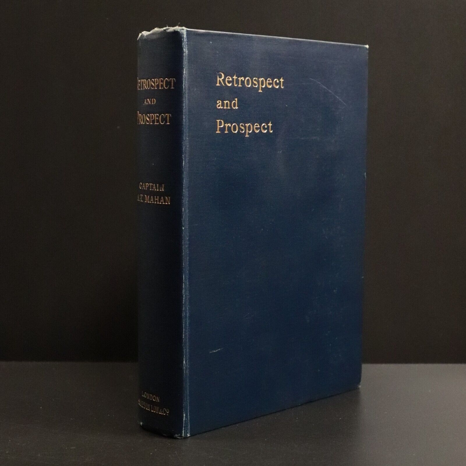 1902 Retrospect & Prospect by A.T. Mahan Antique Military History Book