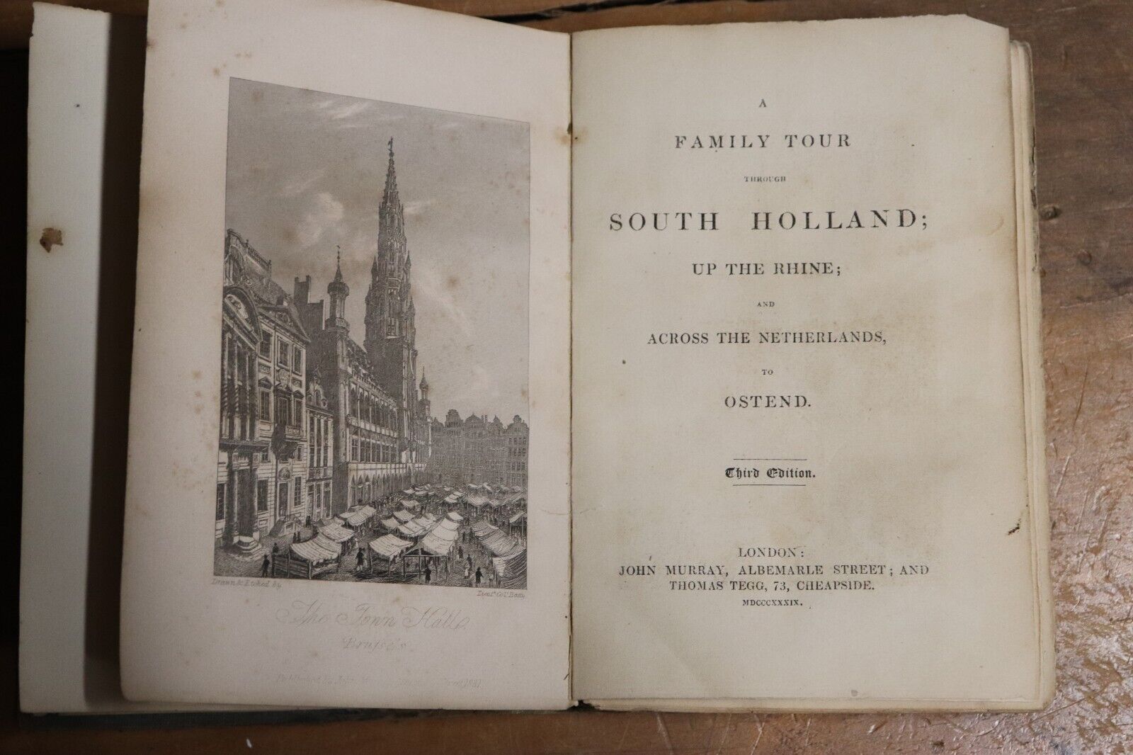 A Family Tour Through South Holland - 1839 - Rare Antique Travel Book - 0
