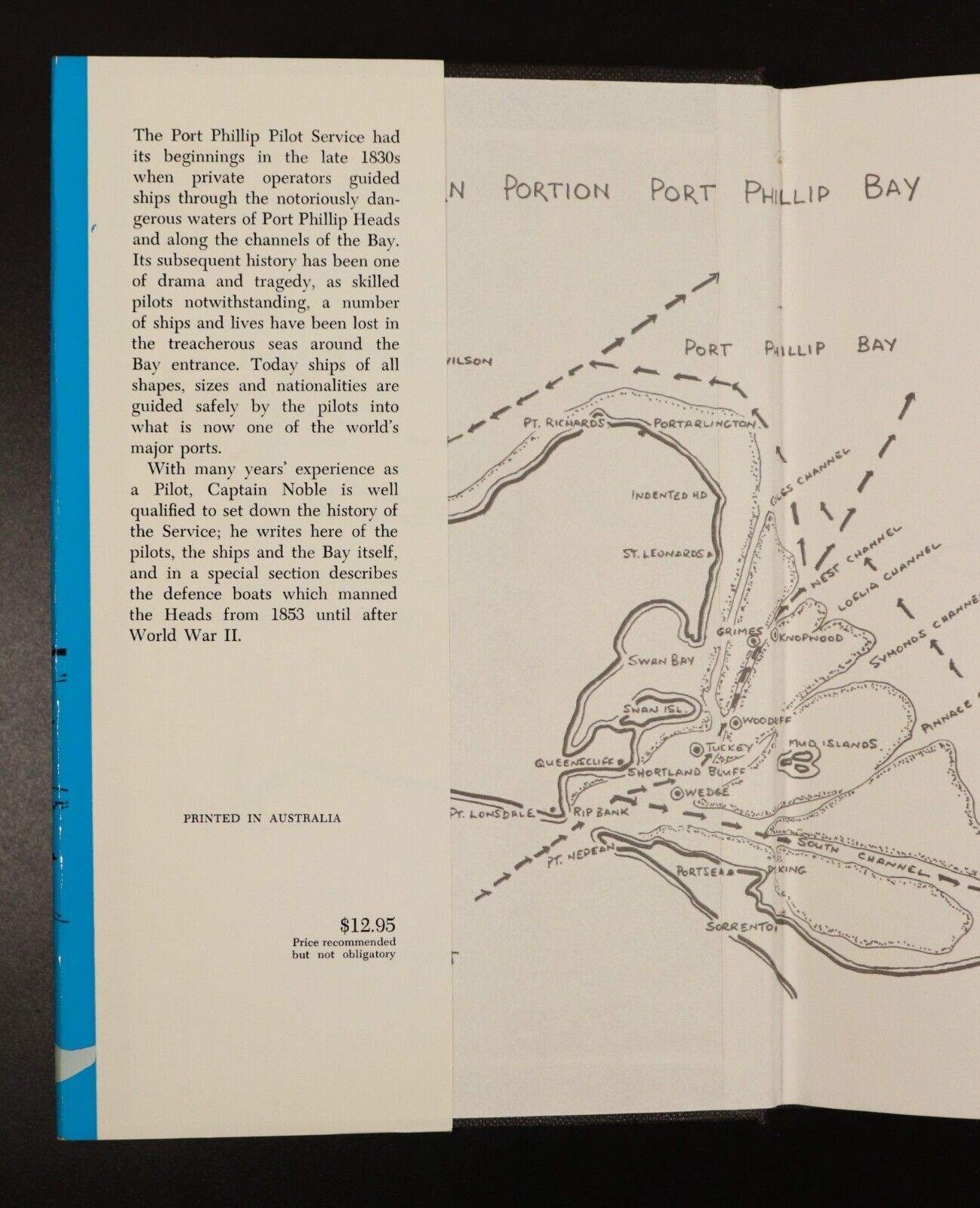 1979 Port Phillip Pilots & Defences by J. Noble Australian Maritime History Book - 0