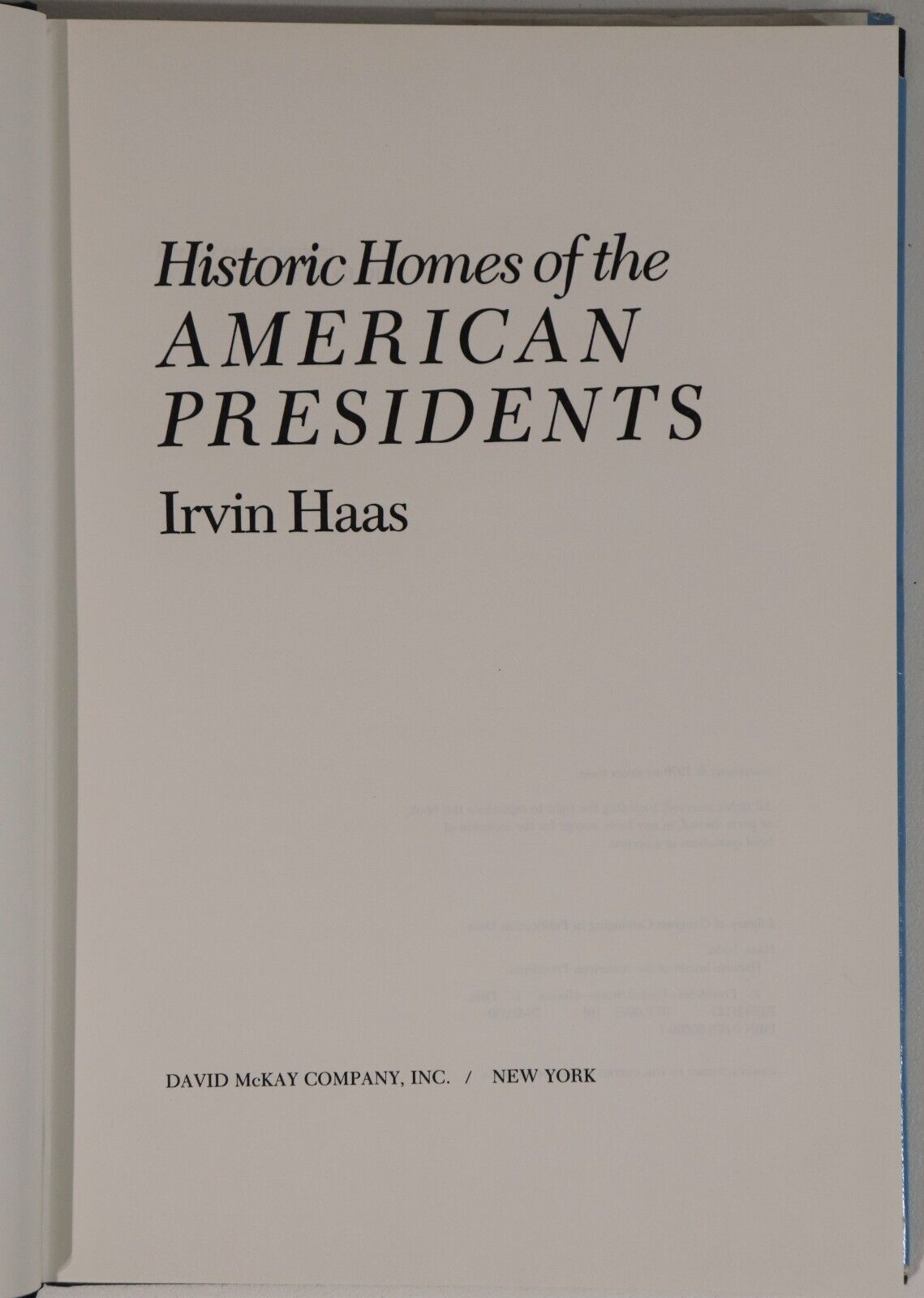 Historic Homes Of The American Presidents - 1976 - American Architecture Book - 0