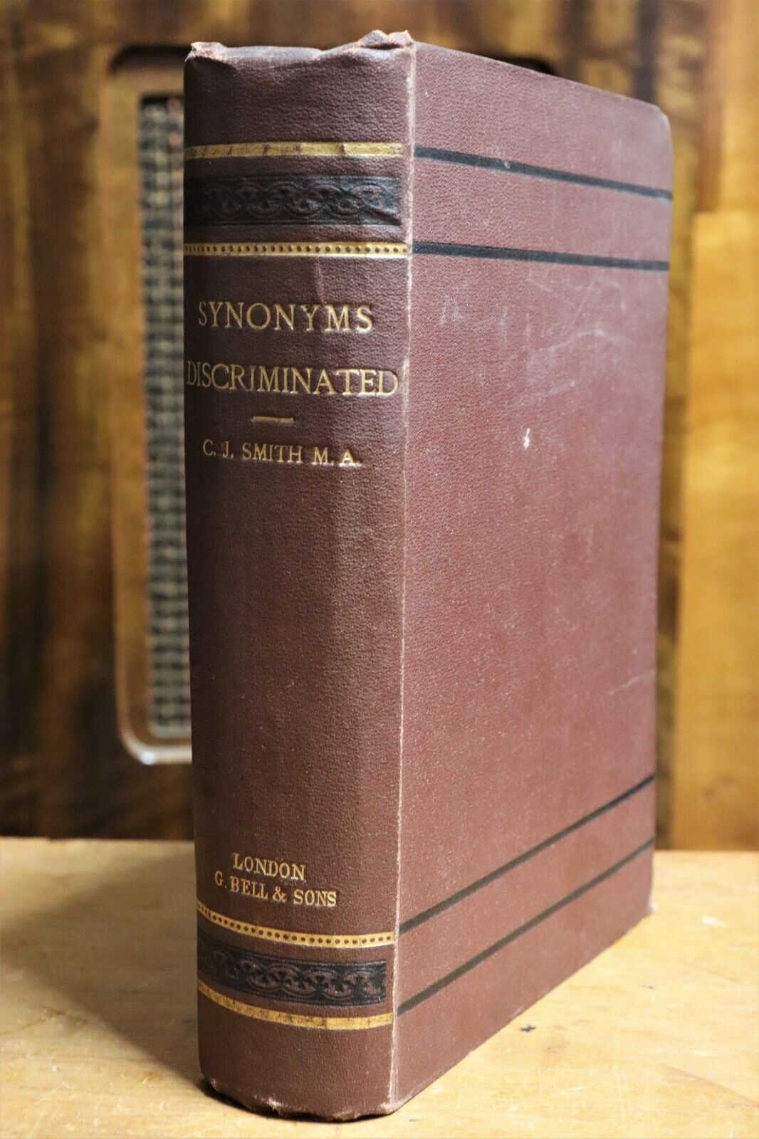 Synonyms Discriminated by CJ Smith - 1871 - 1st Edition Antique Rare Book