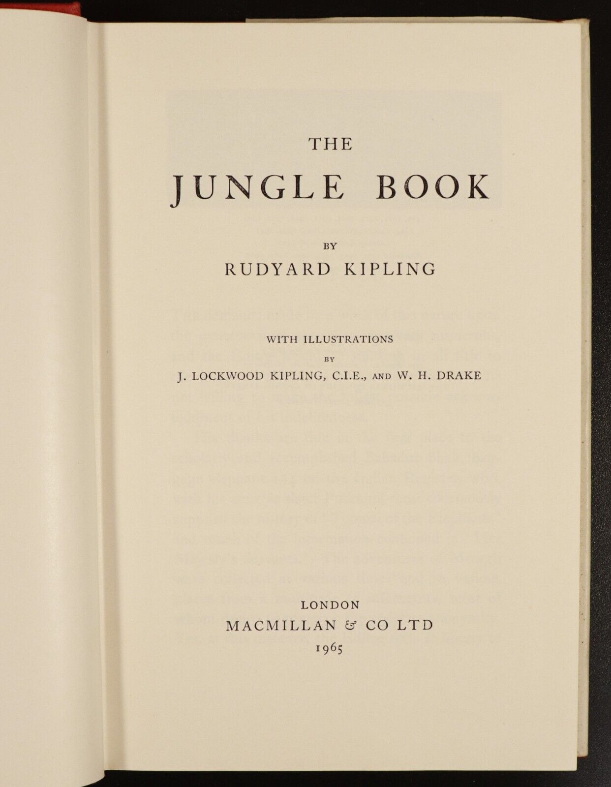 1965 2vol The Jungle Book & Second Jungle Book by Rudyard Kipling Fiction Books - 0