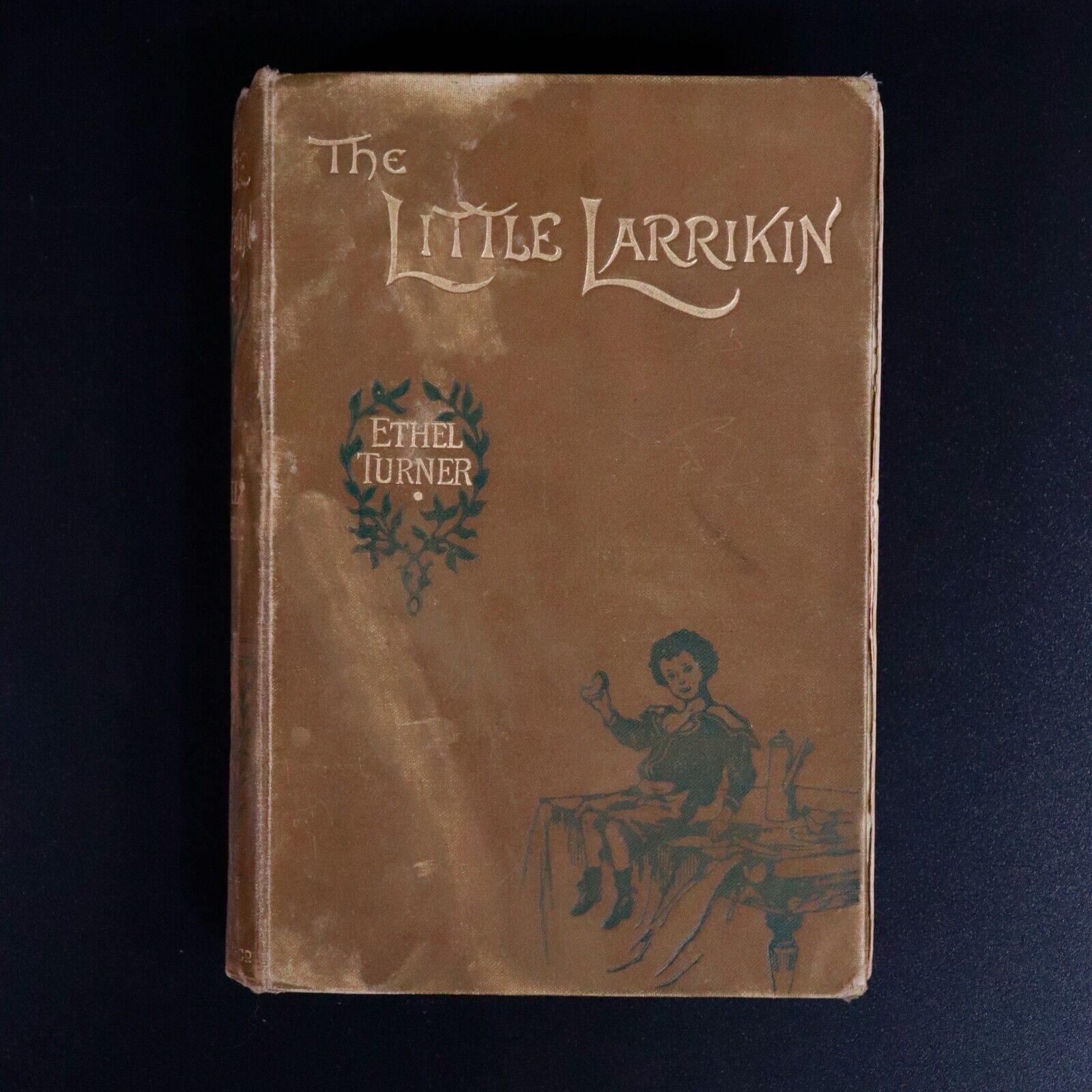 c1900 The Little Larrikin by Ethel Turner Antique Australian Fiction Book