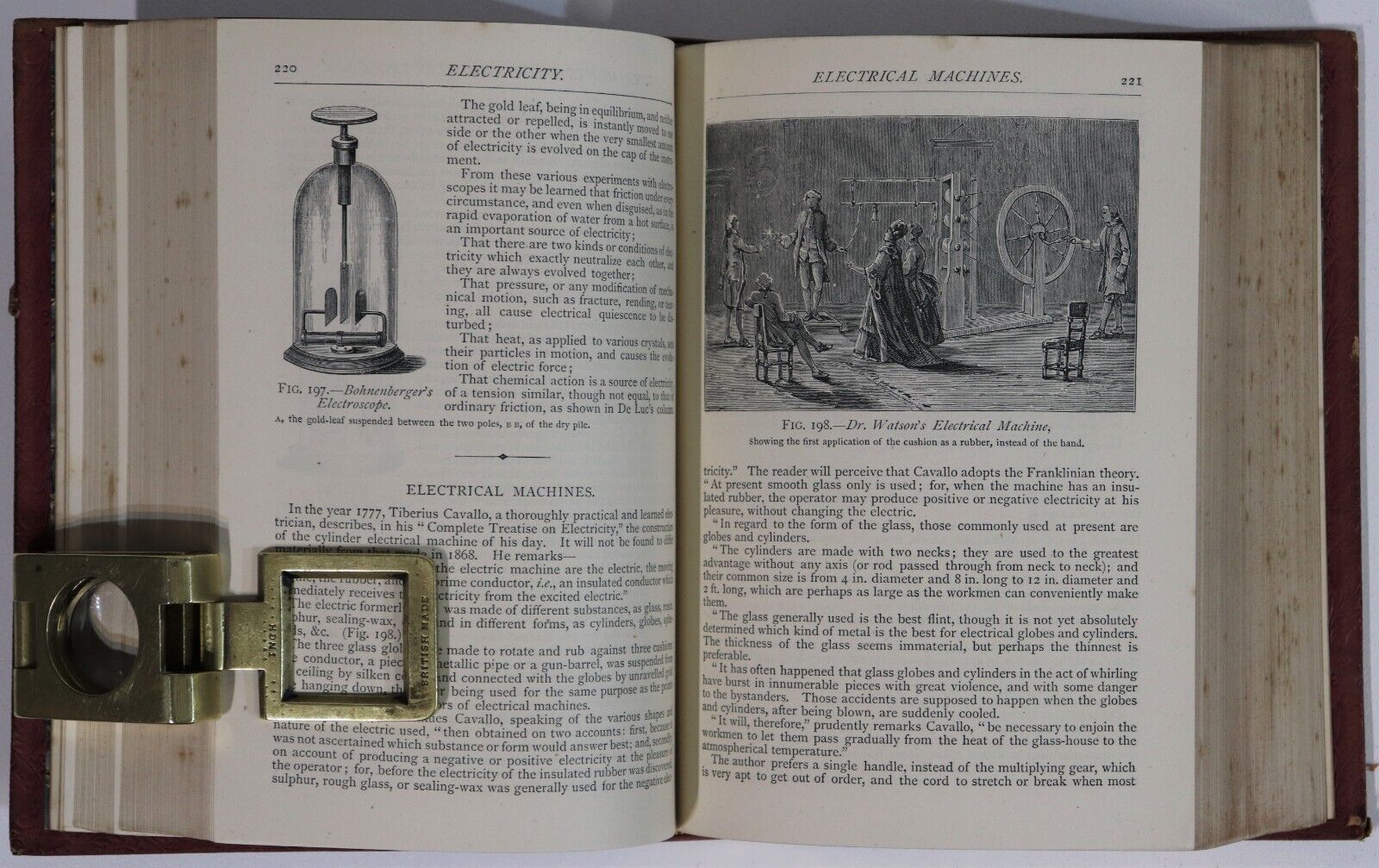 Cyclopaedic Science Simplified by J.H. Pepper - c1877 - Antique Science Book