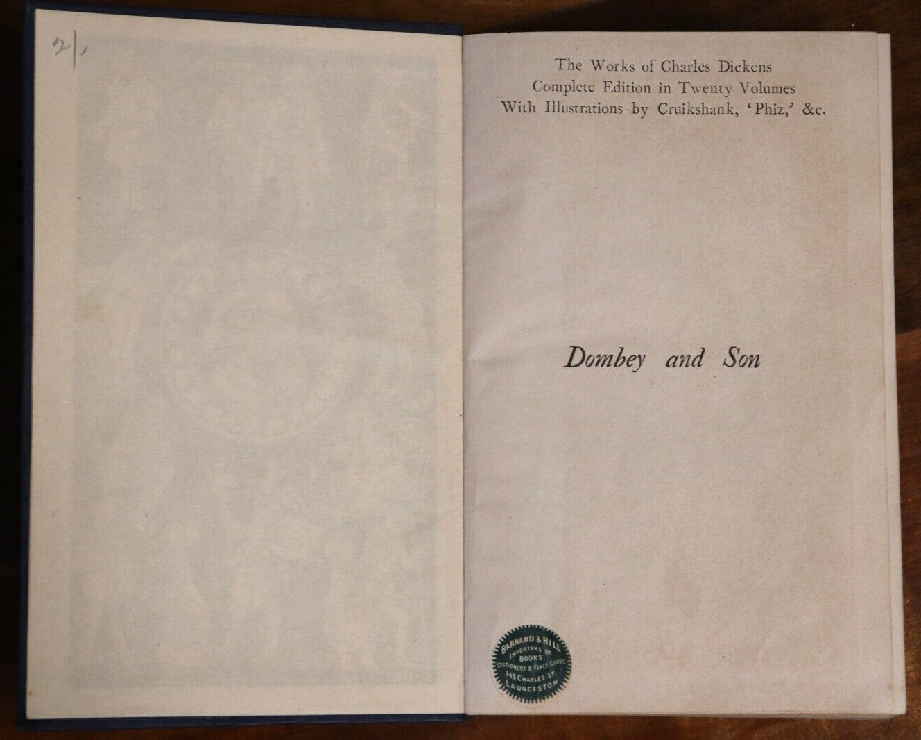 c1960 Dombey & Son by Charles Dickens Vintage Literature Book