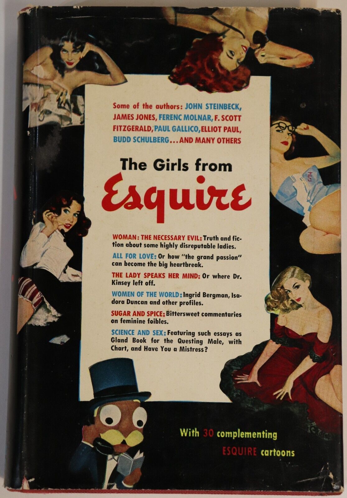 The Girls From Esquire - 1953 - 1st Edition Vintage Social History Book