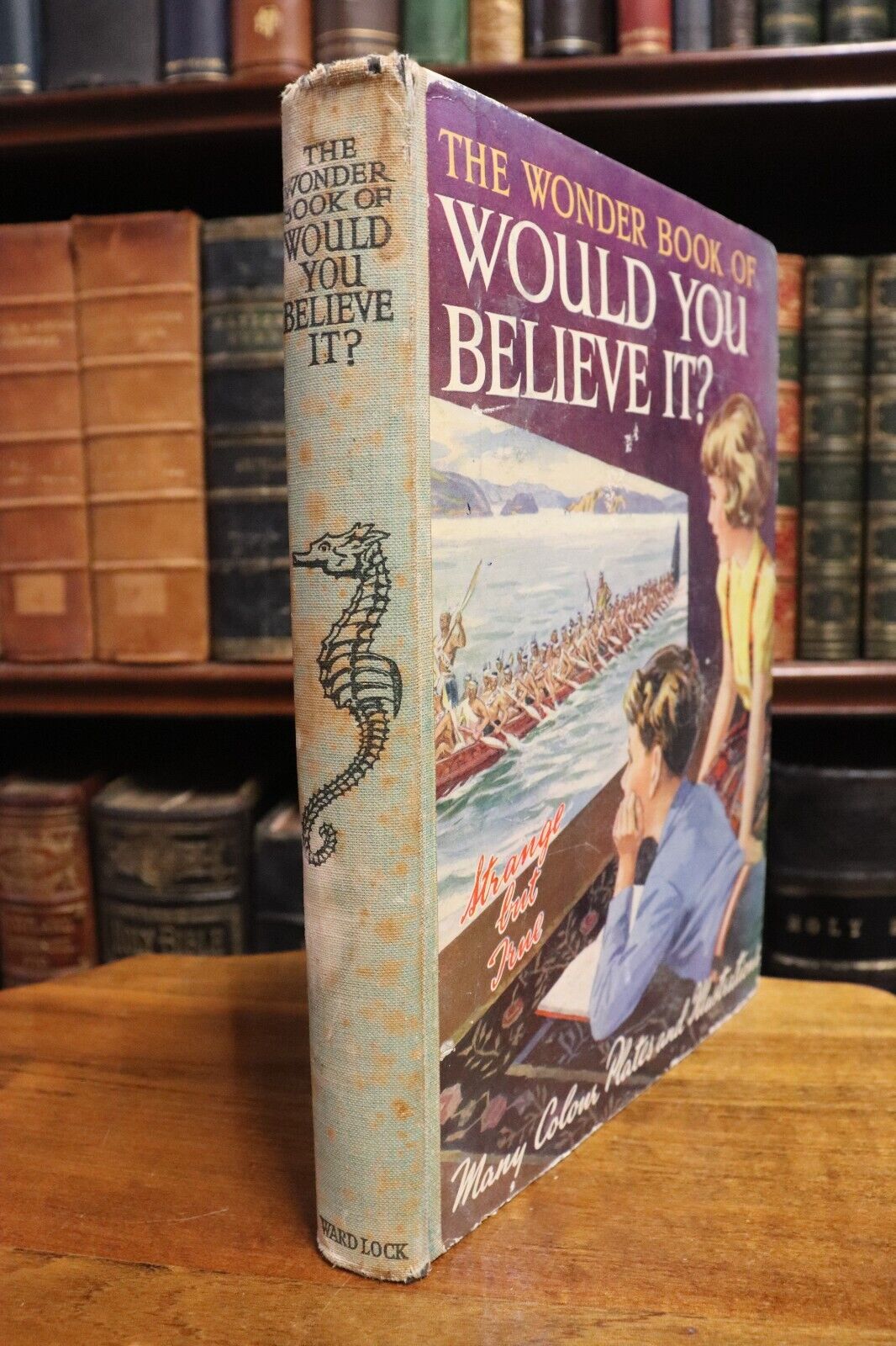 The Wonder Book Of Would You Believe It? - c1949 - Antique Childrens Book - 0
