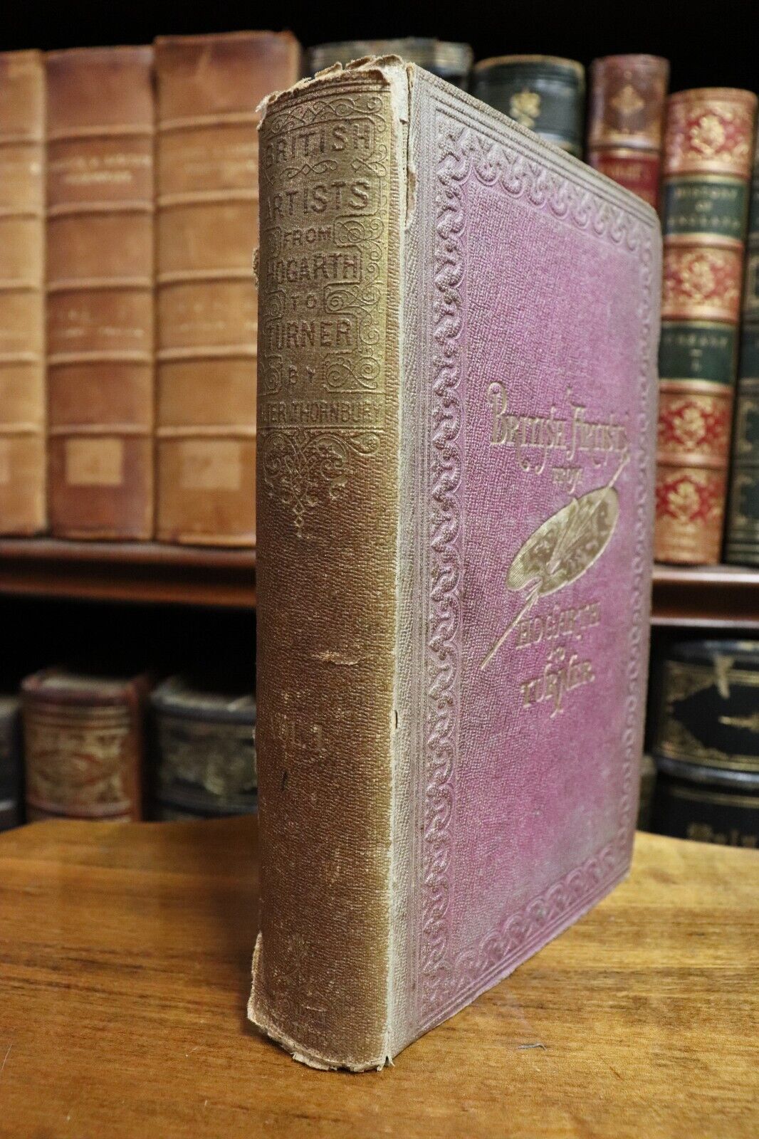 British Artists From Hogarth To Turner - 1861 - Vol 1 - Antique Art Book