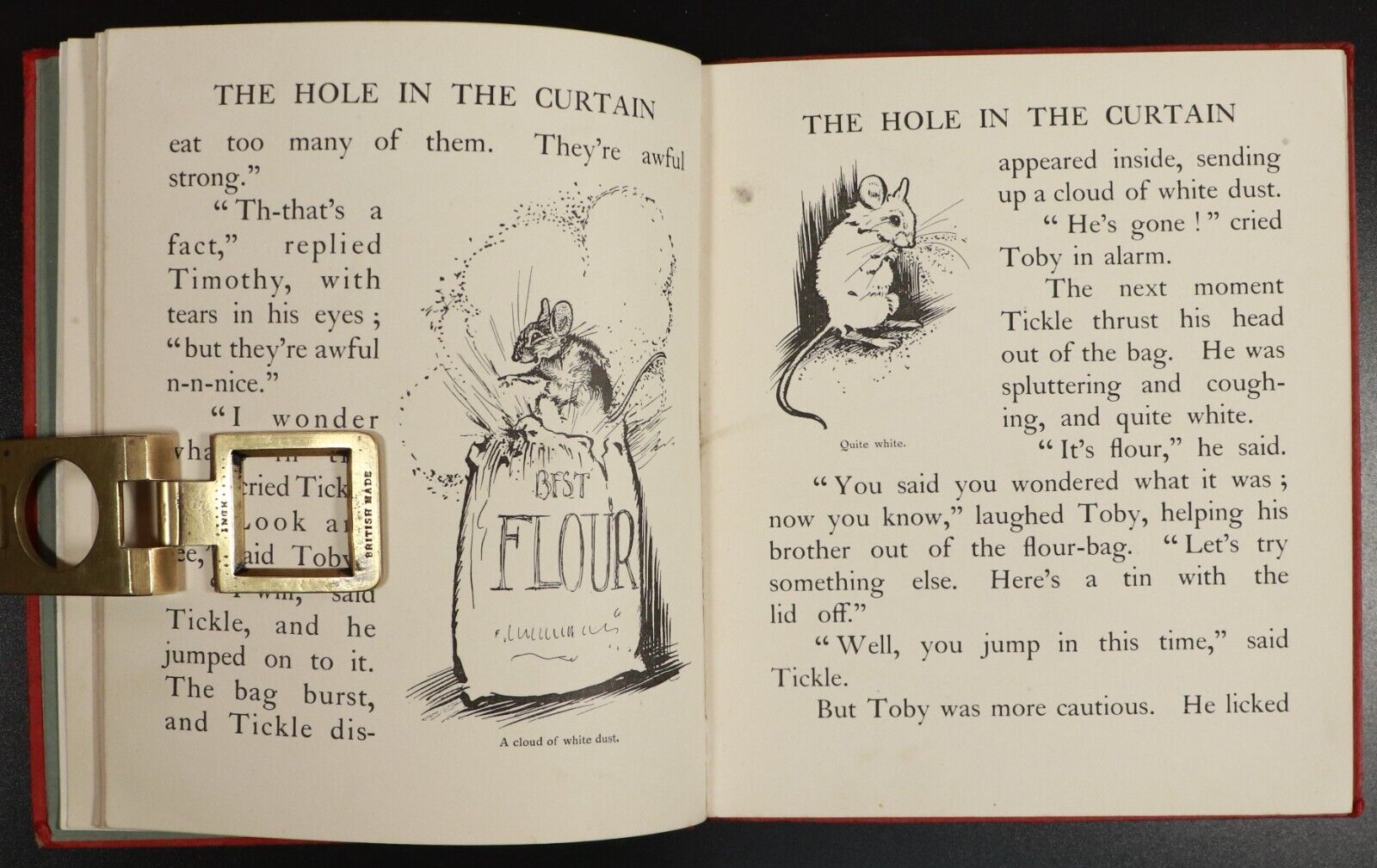 1922 The Hole In The Curtain by Ernest Aris - Antique 1st Edition Childrens Book