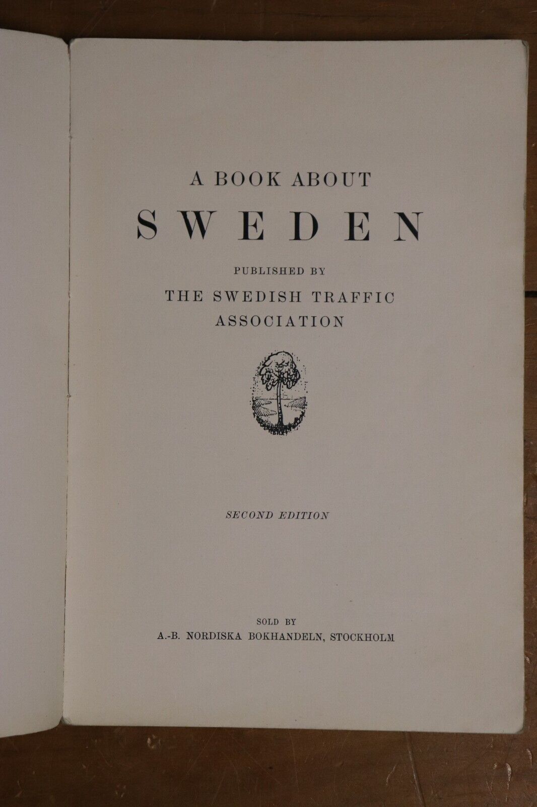 A Book About Sweden - 1923 - Antique Travel Guide Book w/Map - 0