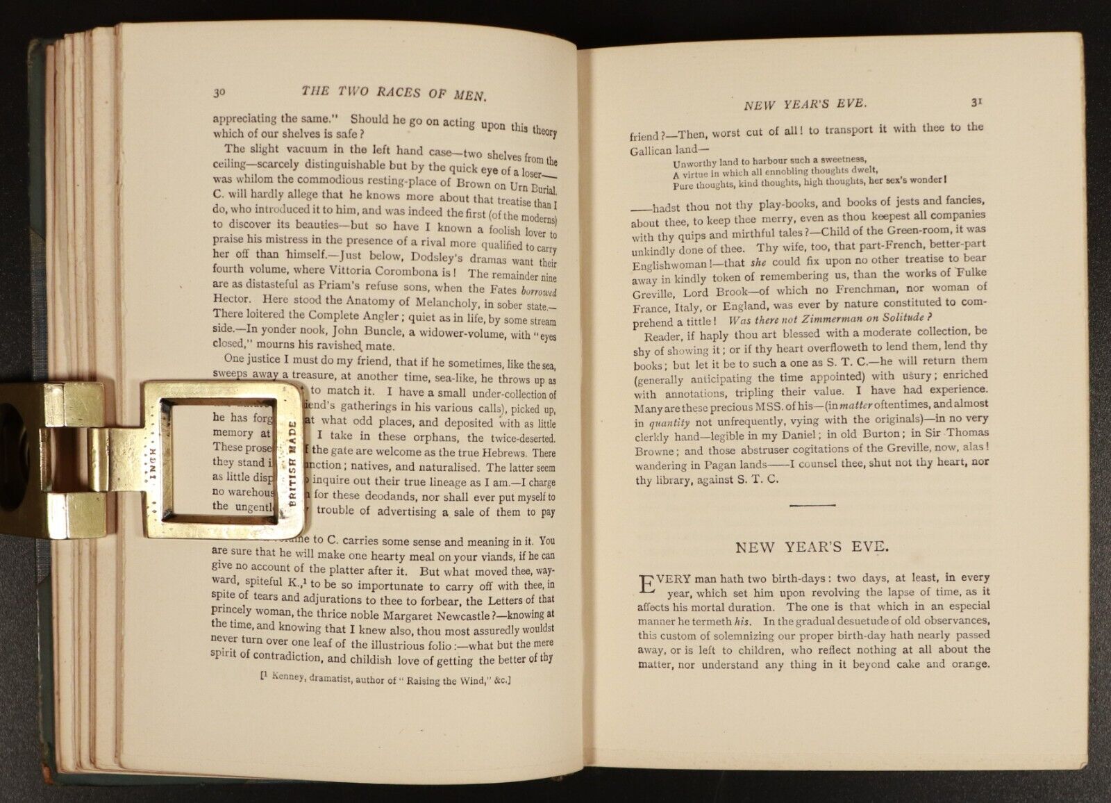 c1900 The Essays Of Elia by Charles Lamb Antiquarian British Literature Book