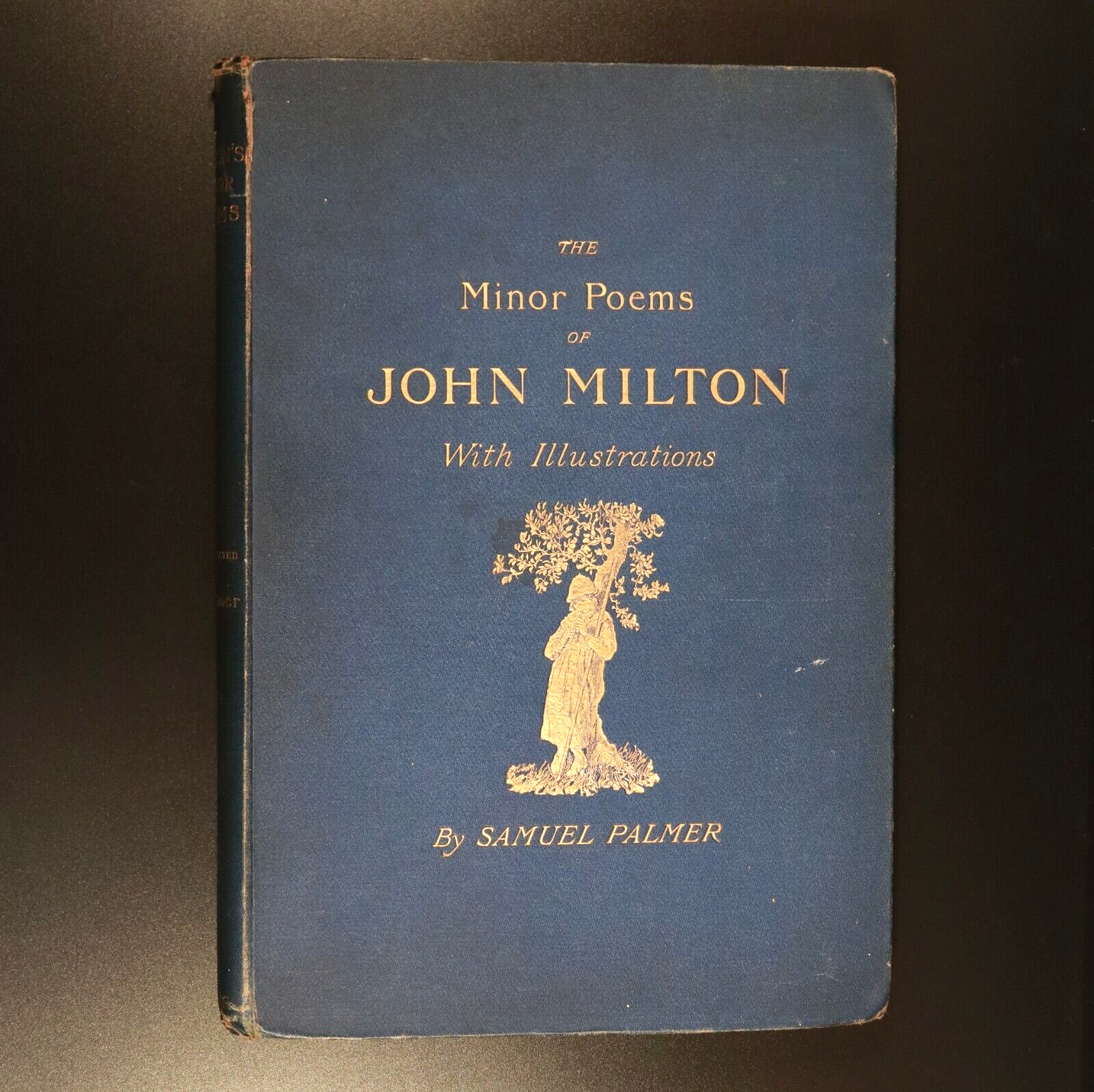 1889 The Shorter Poems Of John Milton With Samuel Palmer Antique Poetry Book 1st