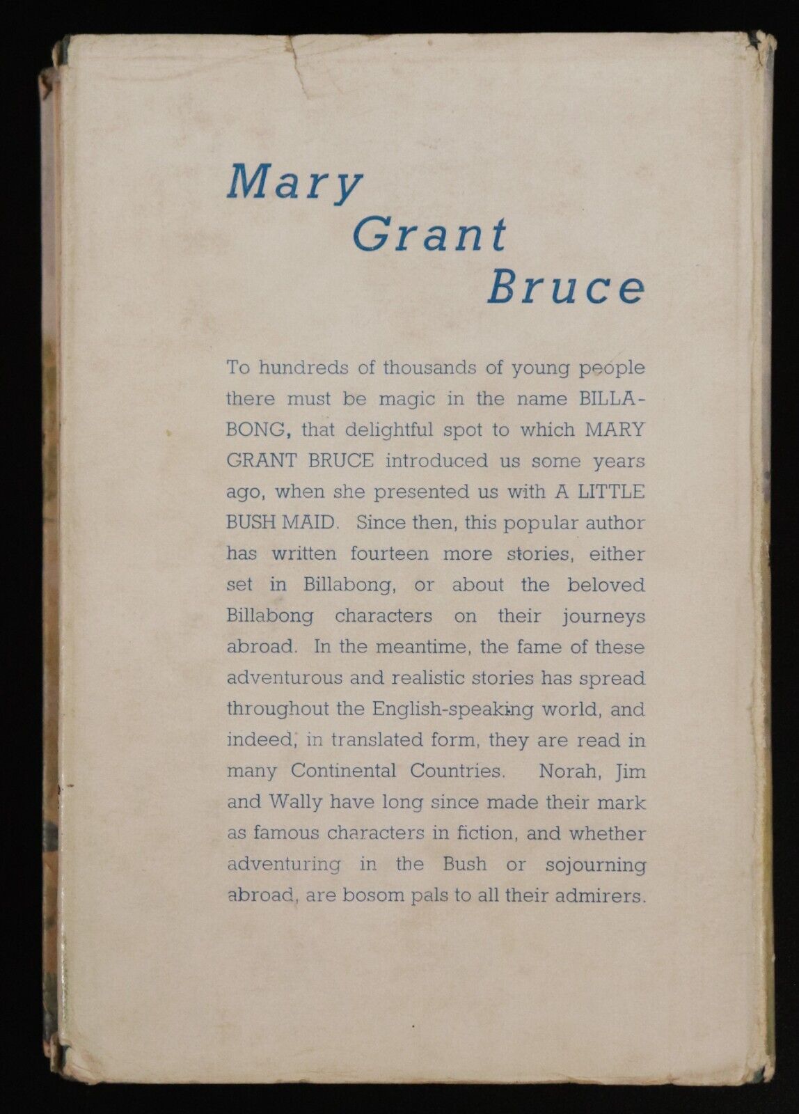 A Little Bush Maid by Mary Grant Bruce - c1948 - Australian Fiction Book