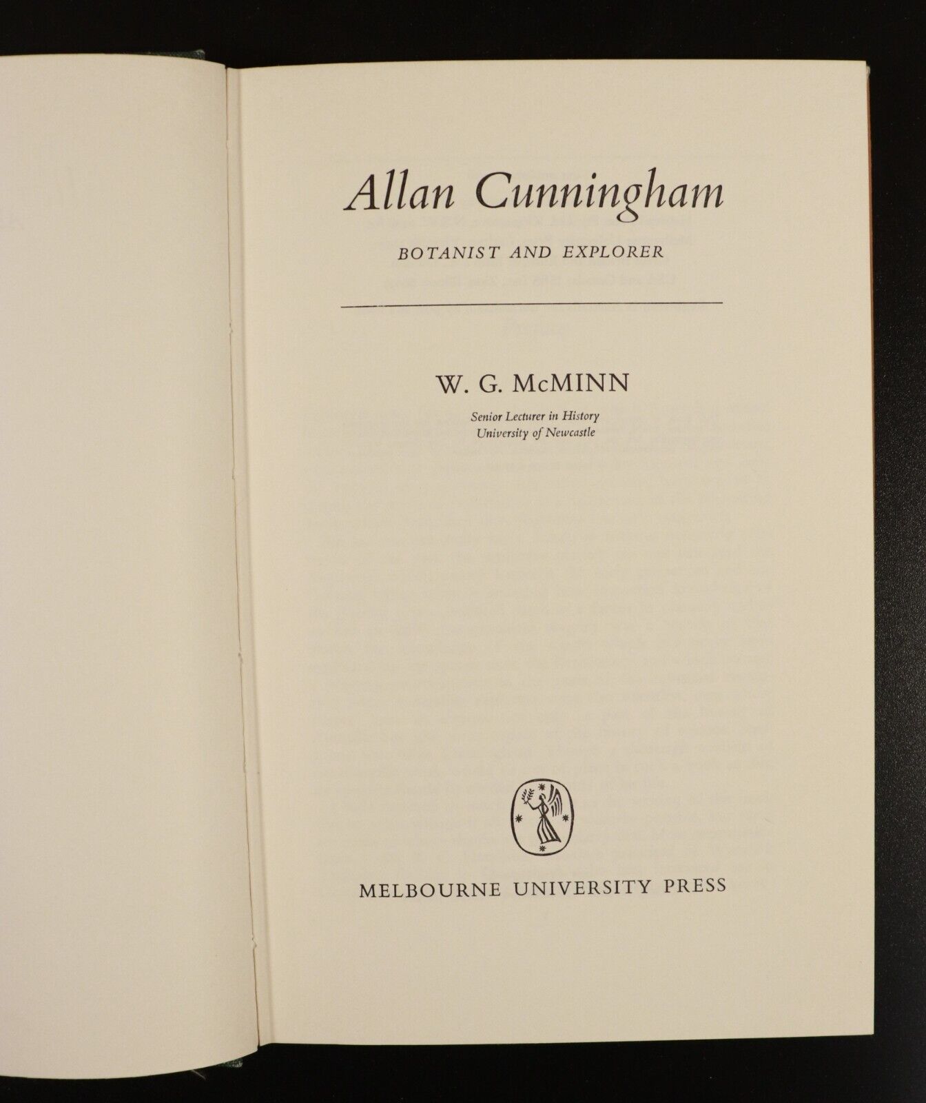1970 Allan Cunningham: Botanist & Explorer Australian Exploration History Book