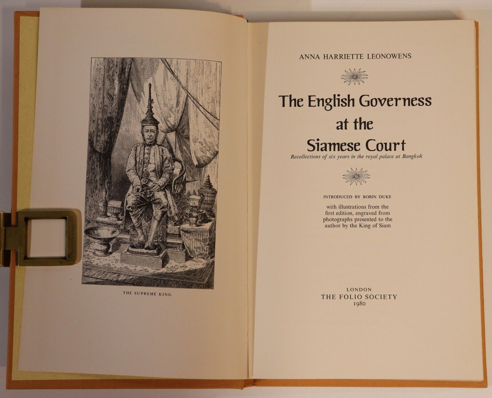 The English Governess At The Siamese Court - 1980 - Folio Society - History Book