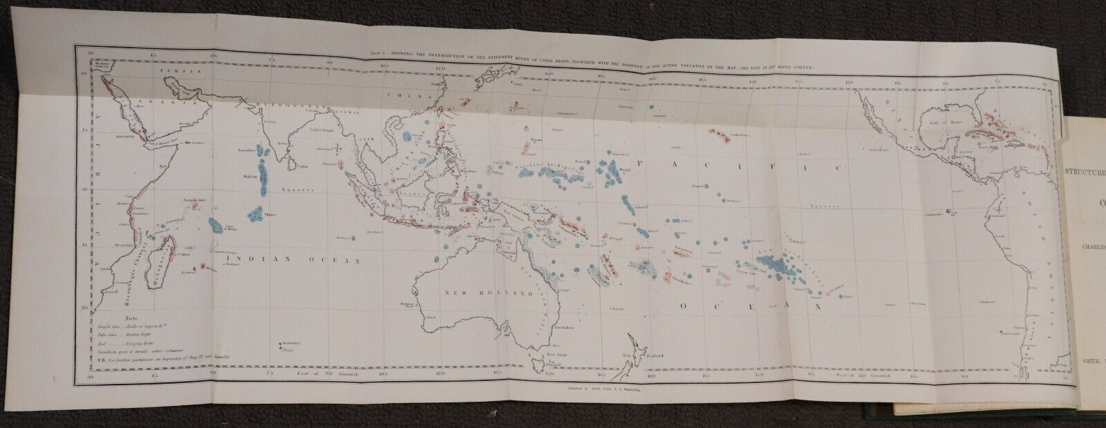 1874 Coral Reefs by Charles Darwin 2nd Edition Antiquarian Natural History Book