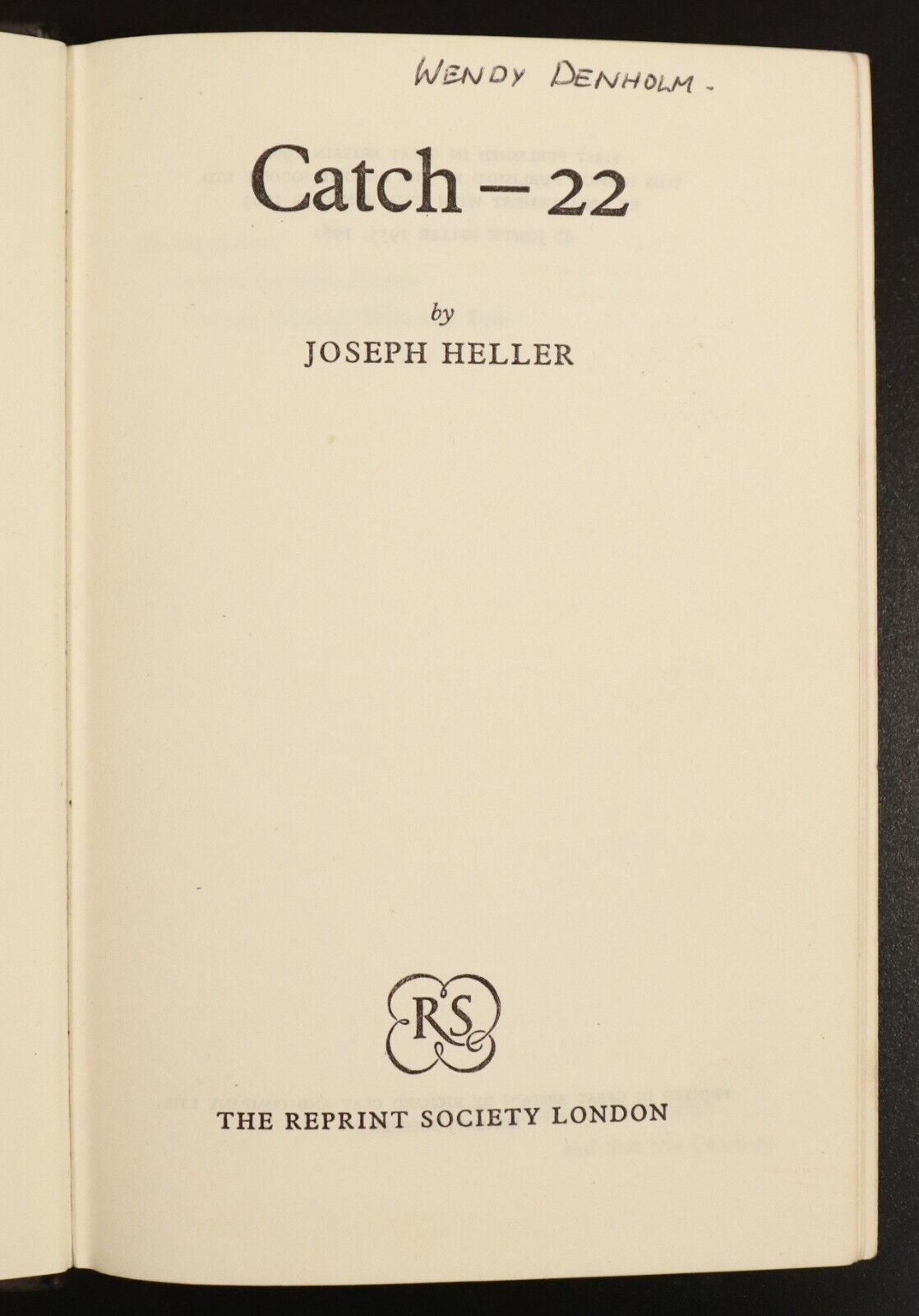 1963 Catch 22 by Joseph Heller American Fiction Book - 0
