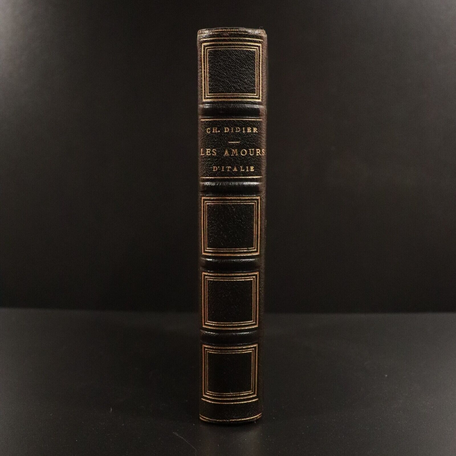 1859 Les Amours D'Italie by Charles Didier 1st Edition Rare Antiquarian Book