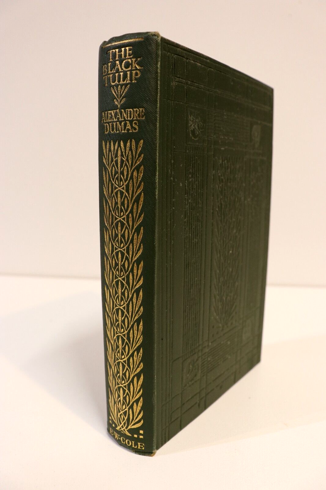 The Black Tulip by Alexandre Dumas - c1920 - Antique French Literature Book