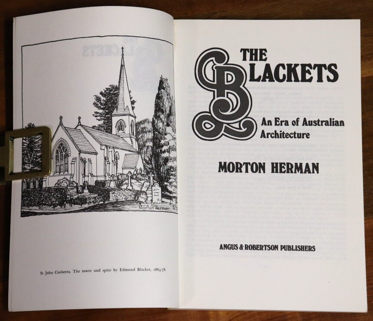 The Blackets Era Of Australian Architecture - 1977 - Vintage Reference Book