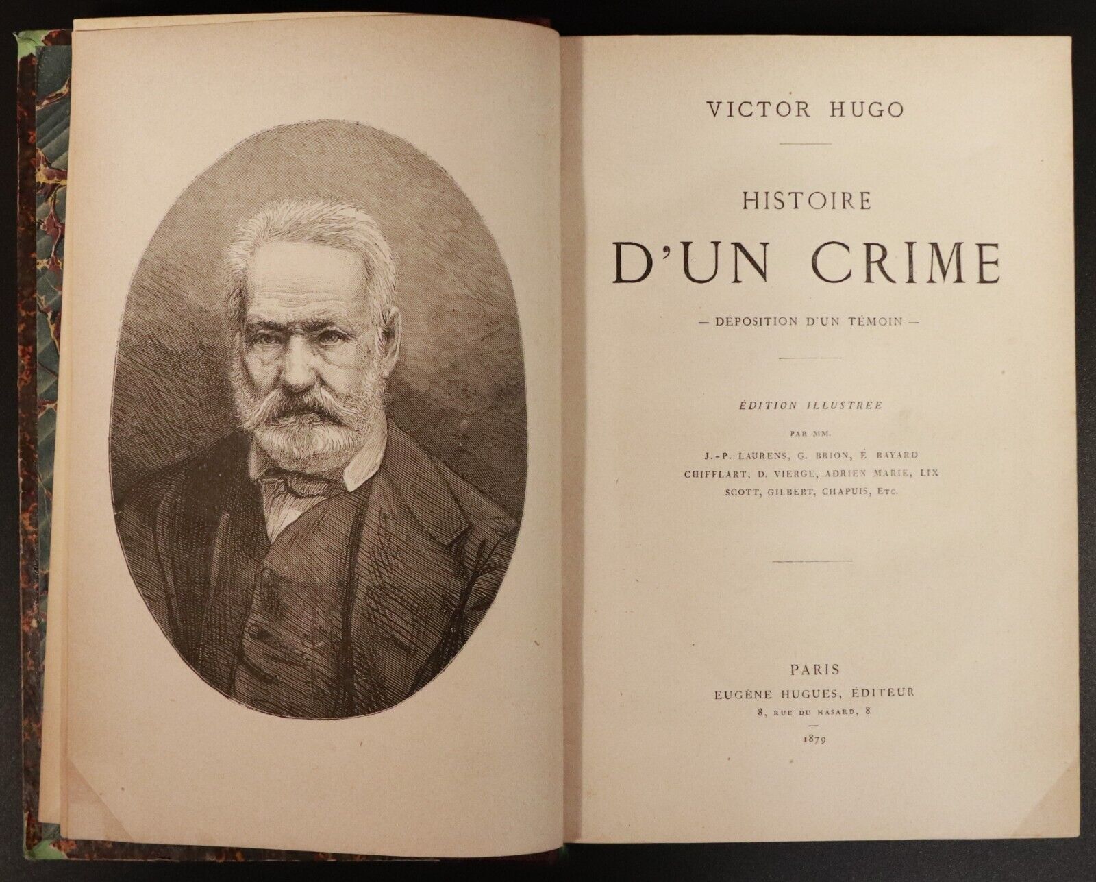 c1879 5vol Diverses Oeuvres De Victor Hugo Antiquarian Books Fine Binding