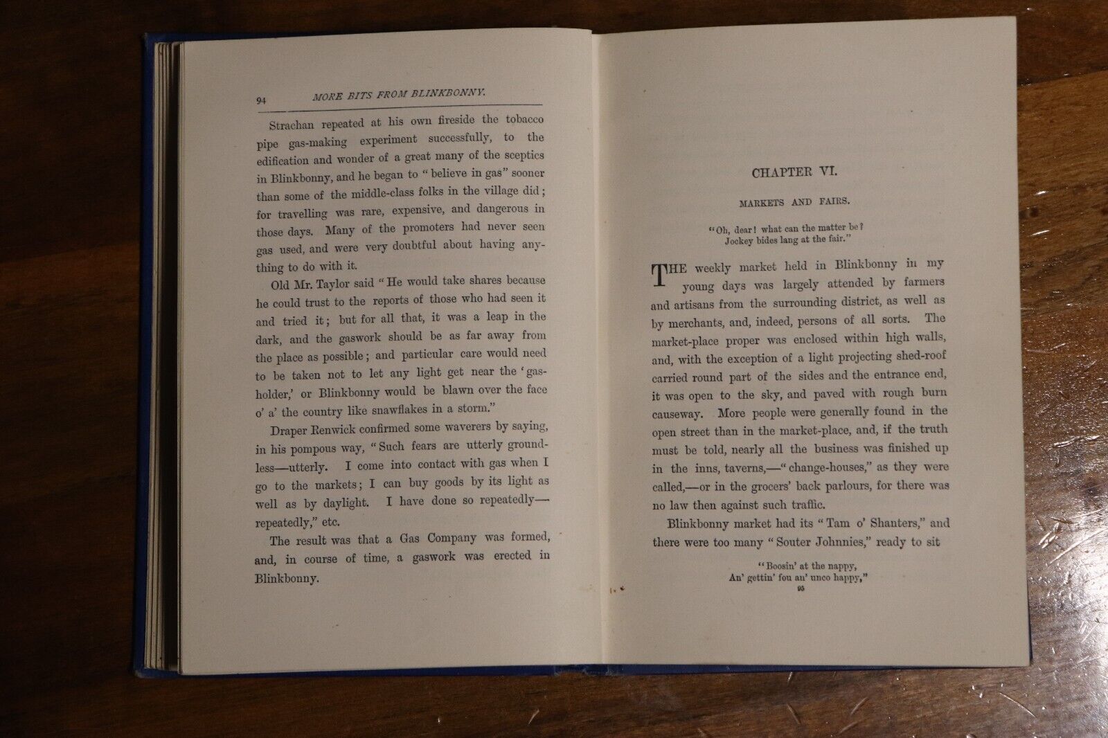 More Bits From Blinkbonny by J Strathesk - 1887 - Antique Book Novel Scotland