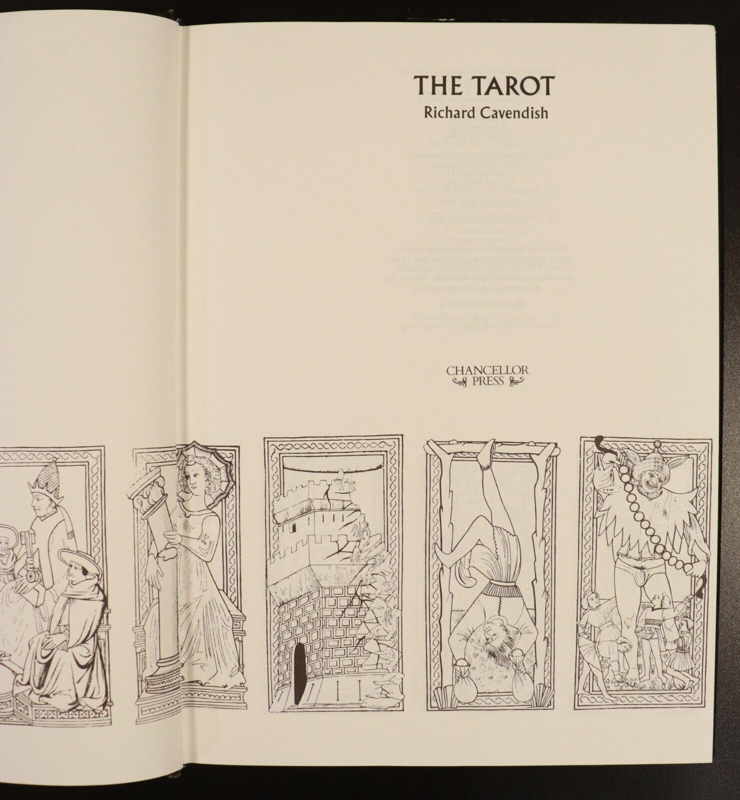 1988 The Tarot by Richard Cavendish Illustrated Occult Book Oracles Tarot Cards