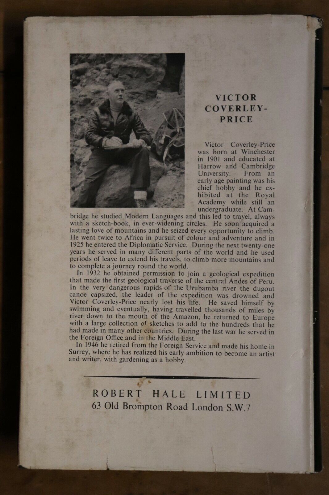 An Artist Among Mountains - 1957 - 1st Edition - English Artist