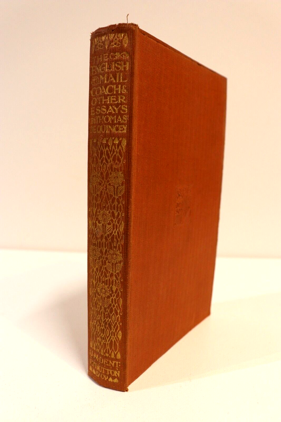 The English Mail Coach & Other Essays - c1912 - Antique Everyman's Library Book