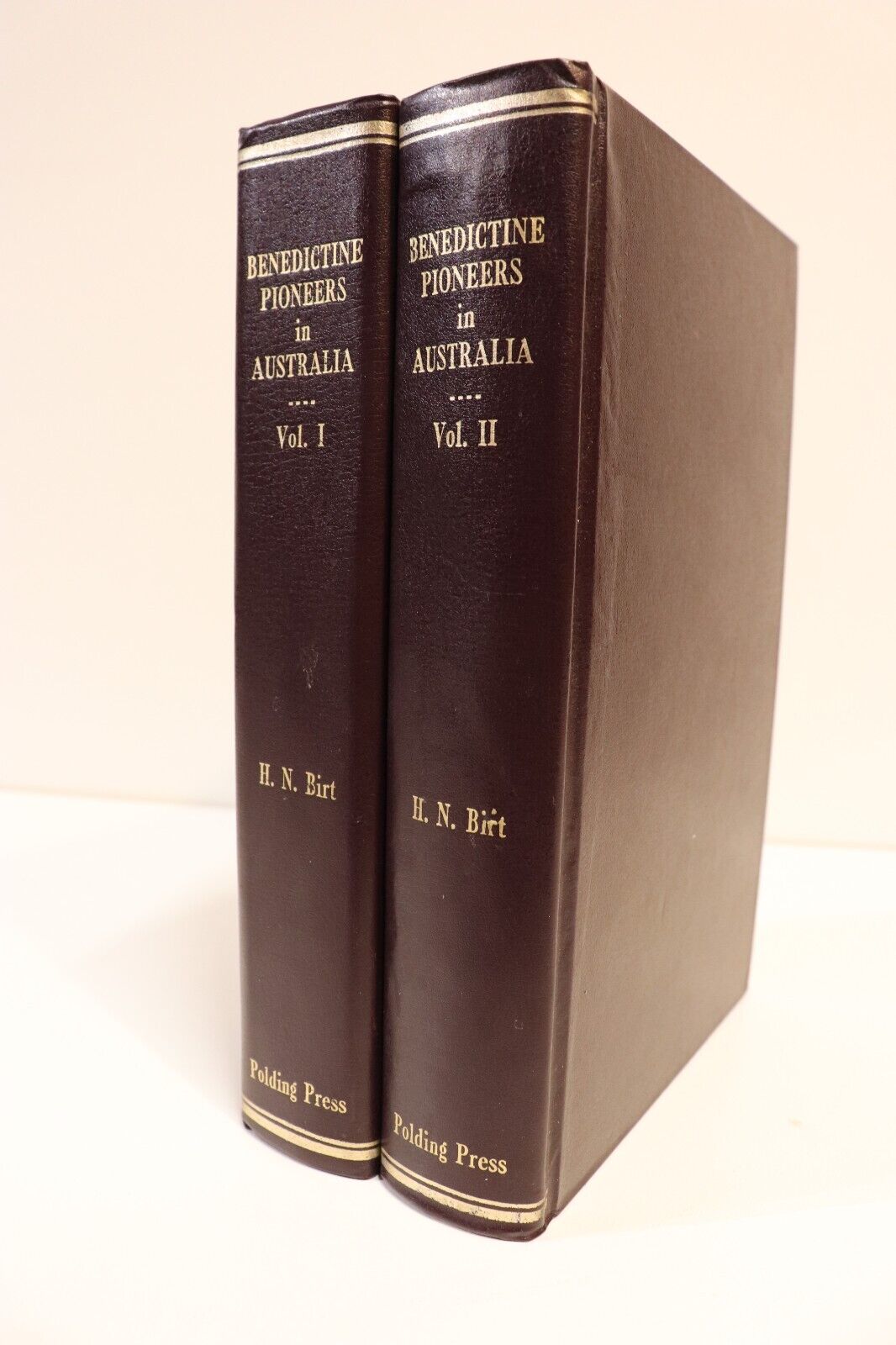 1969 2vol Benedictine Pioneers In Australia by H Birt Australian Religious Books