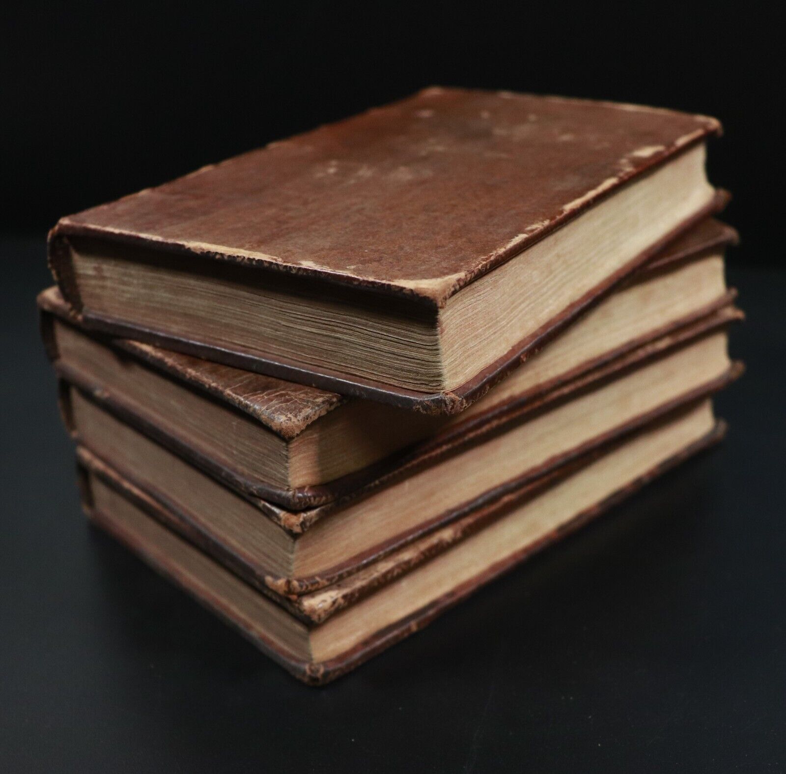 1756 4vol The Rambler by Samuel Johnson Antiquarian British Literature Book Set - 0