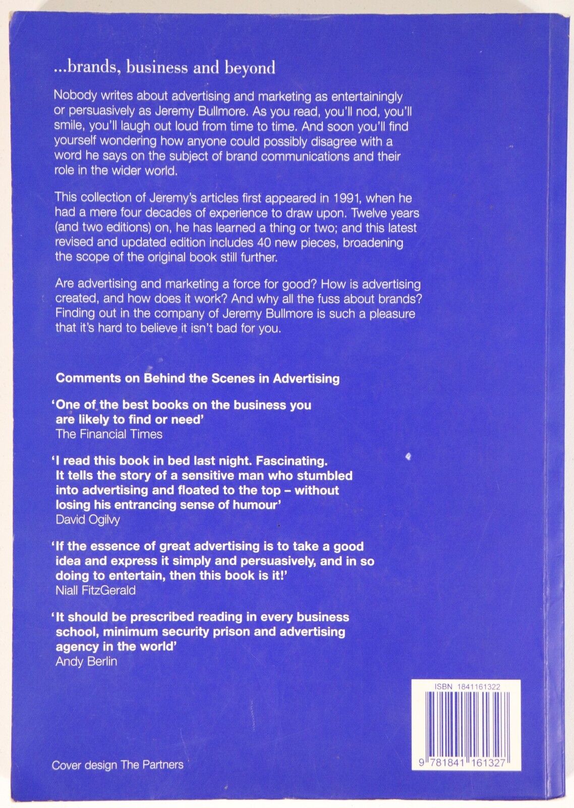 Behind The Scenes In Advertising - 2003 - Marketing & Advertising Book - 0